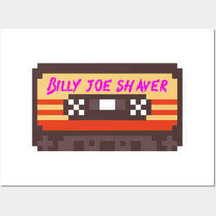 Billy Joe Shaver 8bit cassette Posters and Art